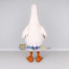 Custom White and Orange Goose Character Mascot Costume Adult Full Body Suit for Farm Events Custom White and Orange Goose Character Mascot Costume Adult Full Body Suit for Farm Events