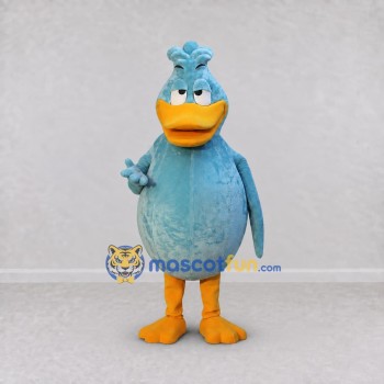 Custom Blue and Yellow Duck Character Mascot Costume Adult Full Body Suit for School Events Custom Blue and Yellow Duck Character Mascot Costume Adult Full Body Suit for School Events