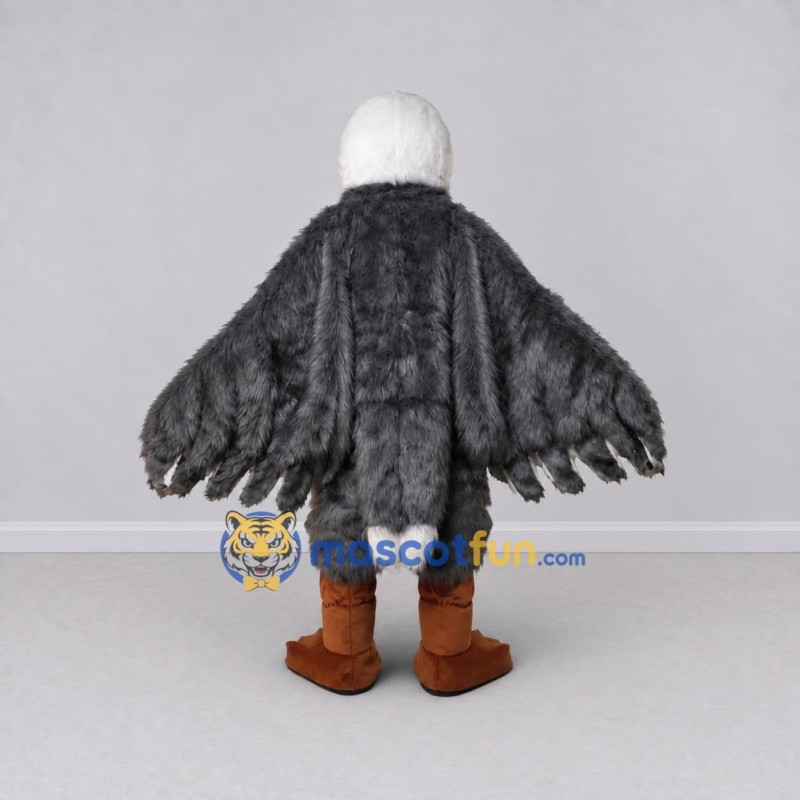 Custom White and Gray Seabird Character Mascot Costume Adult Full Body Suit for Ocean Events Custom White and Gray Seabird Character Mascot Costume Adult Full Body Suit for Ocean Events