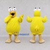Custom Yellow and Cream Bird Character Mascot Costume Adult Full Body Suit for School Events Custom Yellow and Cream Bird Character Mascot Costume Adult Full Body Suit for School Events