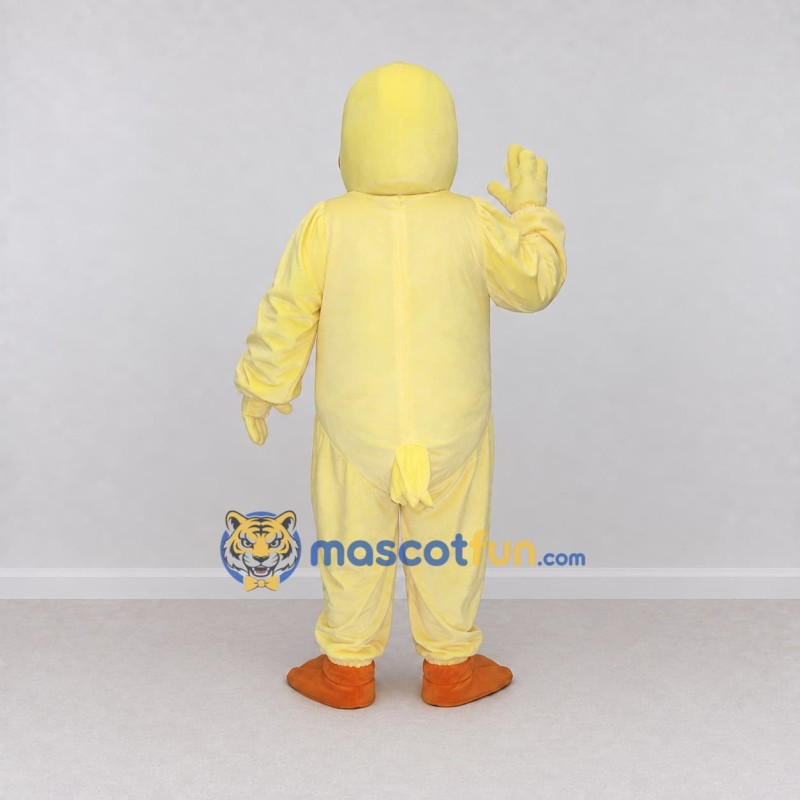 Custom Yellow and Orange Duck Character Mascot Costume Adult Full Body Suit for School Events Custom Yellow and Orange Duck Character Mascot Costume Adult Full Body Suit for School Events