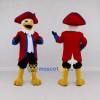 Custom White and Red Eagle Character in a Tricorn Hat Mascot Costume Adult Full Body Suit for Theme Parties Custom White and Red Eagle Character in a Tricorn Hat Mascot Costume Adult Full Body Suit for Theme Parties