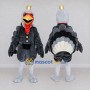 Custom Gray and Black Turkey King Character Mascot Costume Adult Full Body Suit for Theme Parties