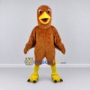 Custom Brown and Yellow Turkey Character Mascot Costume Adult Full Body Suit for Farm Events Custom Brown and Yellow Turkey Character Mascot Costume Adult Full Body Suit for Farm Events