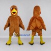 Custom Brown and Yellow Turkey Character Mascot Costume Adult Full Body Suit for Farm Events Custom Brown and Yellow Turkey Character Mascot Costume Adult Full Body Suit for Farm Events