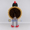 Custom Black and Brown Turkey Character in a Blazer Mascot Costume Adult Full Body Suit for Community Events Custom Black and Brown Turkey Character in a Blazer Mascot Costume Adult Full Body Suit for Community Events