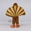 Custom Brown and Cream Turkey Character Mascot Costume Adult Full Body Suit for Farm Events Custom Brown and Cream Turkey Character Mascot Costume Adult Full Body Suit for Farm Events
