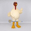Custom Cream and Brown Turkey Character Mascot Costume Adult Full Body Suit for Farm Events Custom Cream and Brown Turkey Character Mascot Costume Adult Full Body Suit for Farm Events