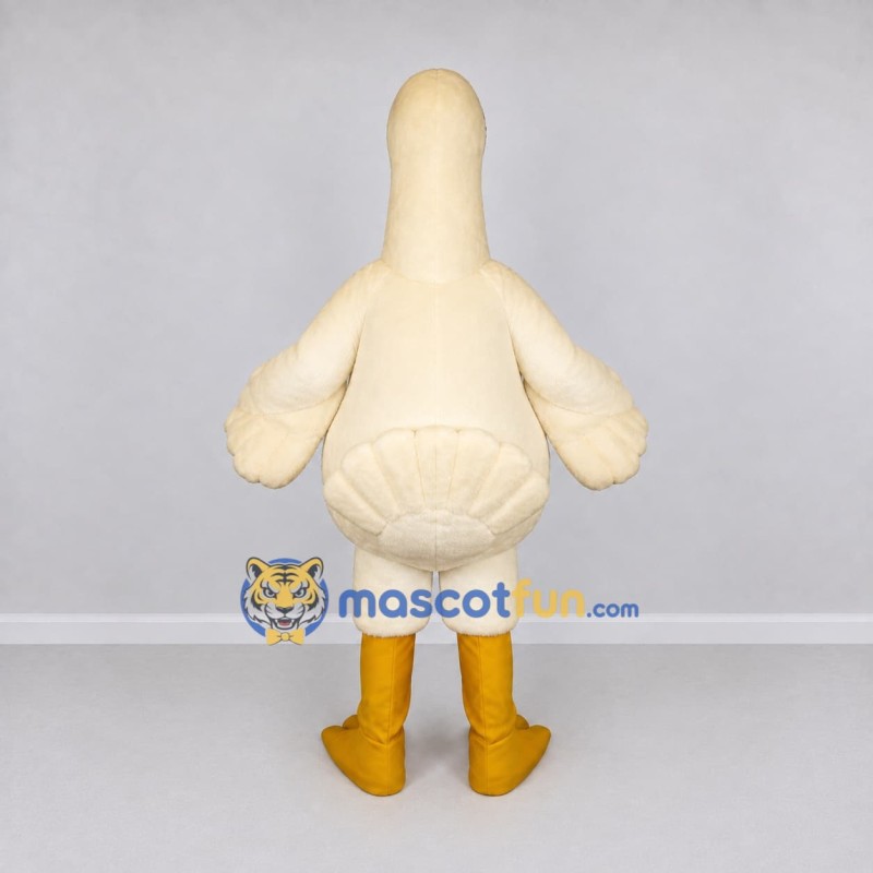 Custom Cream and Brown Turkey Character Mascot Costume Adult Full Body Suit for Farm Events Custom Cream and Brown Turkey Character Mascot Costume Adult Full Body Suit for Farm Events