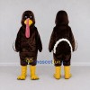 Custom Brown and Pink Turkey Character Mascot Costume Adult Full Body Suit for Farm Events Custom Brown and Pink Turkey Character Mascot Costume Adult Full Body Suit for Farm Events
