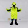 Custom Lime and Black Bird Character Mascot Costume Adult Full Body Suit for Wildlife Events