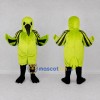 Custom Lime and Black Bird Character Mascot Costume Adult Full Body Suit for Wildlife Events