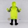 Custom Lime and Black Bird Character Mascot Costume Adult Full Body Suit for Wildlife Events