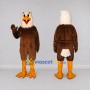 Custom Brown and White Eagle Character Mascot Costume Adult Full Body Suit for Sports Events
