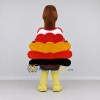 Custom Brown and White Turkey Character in a Jersey Mascot Costume Adult Full Body Suit for Sports Events Custom Brown and White Turkey Character in a Jersey Mascot Costume Adult Full Body Suit for Sports Events