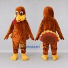 Custom Brown and Yellow Turkey Character Mascot Costume Adult Full Body Suit for Farm Events Custom Brown and Yellow Turkey Character Mascot Costume Adult Full Body Suit for Farm Events
