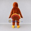 Custom Brown and Yellow Turkey Character Mascot Costume Adult Full Body Suit for Farm Events Custom Brown and Yellow Turkey Character Mascot Costume Adult Full Body Suit for Farm Events