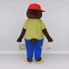 Custom Brown and Blue Bird Character in Casual Clothes Mascot Costume Adult Full Body Suit for School Events Custom Brown and Blue Bird Character in Casual Clothes Mascot Costume Adult Full Body Suit for School Events