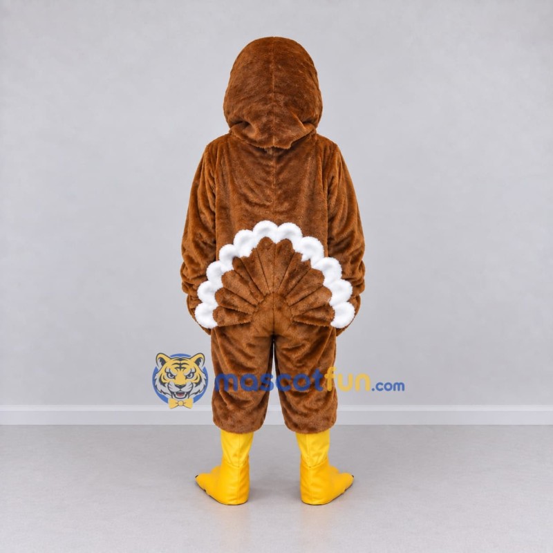 Custom Brown and Pink Turkey Character Mascot Costume Adult Full Body Suit for Farm Events Custom Brown and Pink Turkey Character Mascot Costume Adult Full Body Suit for Farm Events