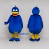Custom Blue and Yellow Bird Character Mascot Costume Adult Full Body Suit for School Events Custom Blue and Yellow Bird Character Mascot Costume Adult Full Body Suit for School Events