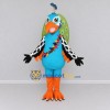 Custom Blue and Green Peacock Character Mascot Costume Adult Full Body Suit for Wildlife Events