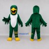 Custom Green and White Bird Character Mascot Costume Adult Full Body Suit for School Events Custom Green and White Bird Character Mascot Costume Adult Full Body Suit for School Events