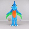 Custom Blue and Orange Pterosaur Character Mascot Costume Adult Full Body Suit for Dinosaur Events Custom Blue and Orange Pterosaur Character Mascot Costume Adult Full Body Suit for Dinosaur Events