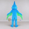 Custom Blue and Orange Pterosaur Character Mascot Costume Adult Full Body Suit for Dinosaur Events Custom Blue and Orange Pterosaur Character Mascot Costume Adult Full Body Suit for Dinosaur Events