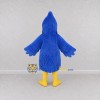 Custom Blue and Yellow Crested Bird Character Mascot Costume Adult Full Body Suit for School Events