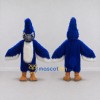 Custom Blue and White Crested Bird Character Mascot Costume Adult Full Body Suit for School Events Custom Blue and White Crested Bird Character Mascot Costume Adult Full Body Suit for School Events