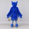 Custom Blue and Gray Owl Character Mascot Costume Adult Full Body Suit for Sports Events Custom Blue and Gray Owl Character Mascot Costume Adult Full Body Suit for Sports Events