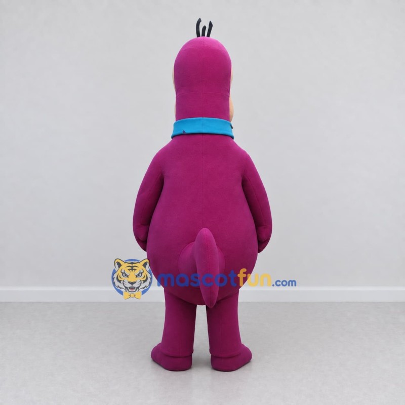 Custom Purple and Cream Long-Snouted Creature Character Mascot Costume Adult Full Body Suit for Theme Parties Custom Purple and Cream Long-Snouted Creature Character Mascot Costume Adult Full Body Suit for Theme Parties