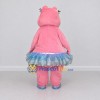 Custom Pink and Blue Hippo Ballerina Character Mascot Costume Adult Full Body Suit for Dance Events Custom Pink and Blue Hippo Ballerina Character Mascot Costume Adult Full Body Suit for Dance Events