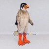 Custom Navy and Cream Bird Character Mascot Costume Adult Full Body Suit for Wildlife Events Custom Navy and Cream Bird Character Mascot Costume Adult Full Body Suit for Wildlife Events