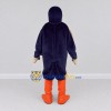 Custom Navy and Cream Bird Character Mascot Costume Adult Full Body Suit for Wildlife Events Custom Navy and Cream Bird Character Mascot Costume Adult Full Body Suit for Wildlife Events