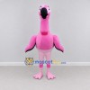 Custom Pink and White Flamingo Character Mascot Costume Adult Full Body Suit for Summer Events Custom Pink and White Flamingo Character Mascot Costume Adult Full Body Suit for Summer Events
