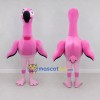 Custom Pink and White Flamingo Character Mascot Costume Adult Full Body Suit for Summer Events Custom Pink and White Flamingo Character Mascot Costume Adult Full Body Suit for Summer Events