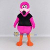 Custom Pink and Black Flamingo Character in a T-Shirt Mascot Costume Adult Full Body Suit for Summer Events Custom Pink and Black Flamingo Character in a T-Shirt Mascot Costume Adult Full Body Suit for Summer Events