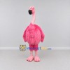 Custom Pink and Black Flamingo Character Mascot Costume Adult Full Body Suit for Summer Events Custom Pink and Black Flamingo Character Mascot Costume Adult Full Body Suit for Summer Events