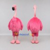 Custom Pink and Black Flamingo Character Mascot Costume Adult Full Body Suit for Summer Events Custom Pink and Black Flamingo Character Mascot Costume Adult Full Body Suit for Summer Events
