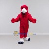 Custom Red and White Bird Character Mascot Costume Adult Full Body Suit for School Events Custom Red and White Bird Character Mascot Costume Adult Full Body Suit for School Events