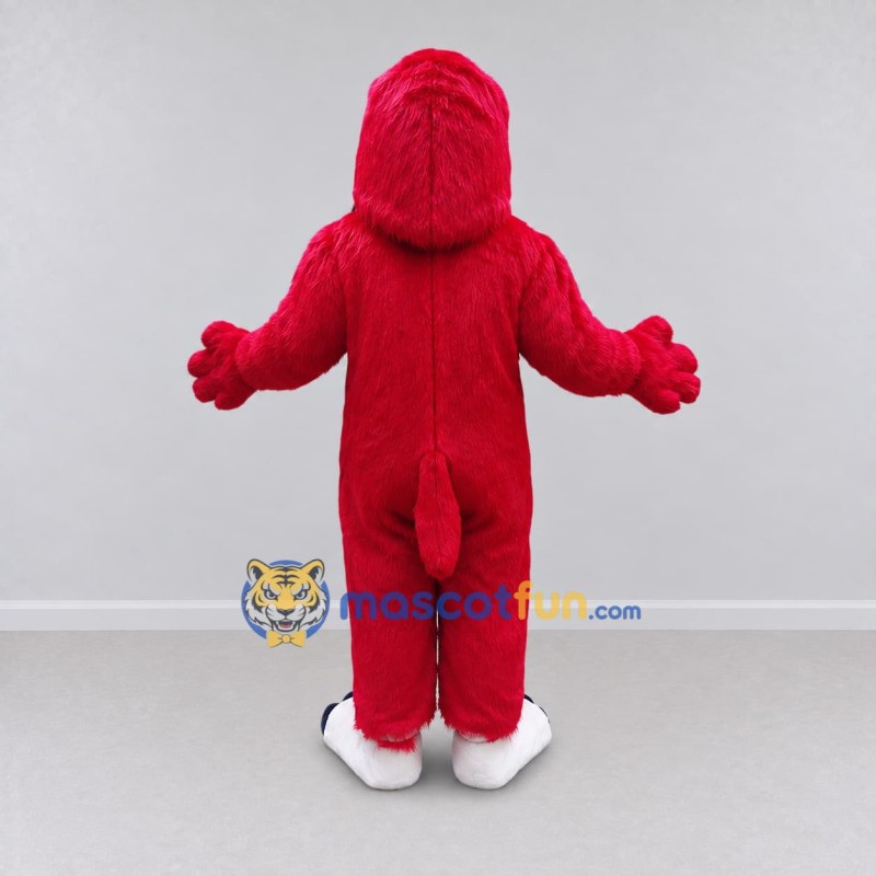 Custom Red and White Bird Character Mascot Costume Adult Full Body Suit for School Events Custom Red and White Bird Character Mascot Costume Adult Full Body Suit for School Events