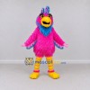 Custom Pink and Blue Crested Bird Character Mascot Costume Adult Full Body Suit for Theme Parties Custom Pink and Blue Crested Bird Character Mascot Costume Adult Full Body Suit for Theme Parties