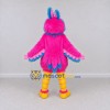 Custom Pink and Blue Crested Bird Character Mascot Costume Adult Full Body Suit for Theme Parties Custom Pink and Blue Crested Bird Character Mascot Costume Adult Full Body Suit for Theme Parties
