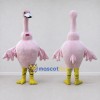 Custom Pink and Yellow Flamingo Character Mascot Costume Adult Full Body Suit for Summer Events Custom Pink and Yellow Flamingo Character Mascot Costume Adult Full Body Suit for Summer Events
