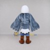 Custom White and Gray Seabird Character Mascot Costume Adult Full Body Suit for Ocean Events Custom White and Gray Seabird Character Mascot Costume Adult Full Body Suit for Ocean Events