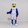 Custom White Blue and Red Eagle Character in Sportswear Mascot Costume Adult Full Body Suit for Sports Events Custom White Blue and Red Eagle Character in Sportswear Mascot Costume Adult Full Body Suit for Sports Events
