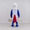 Custom White Blue and Red Eagle Character in Sportswear Mascot Costume Adult Full Body Suit for Sports Events Custom White Blue and Red Eagle Character in Sportswear Mascot Costume Adult Full Body Suit for Sports Events