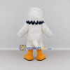 Custom White and Navy Owl Character Mascot Costume Adult Full Body Suit for School Events Custom White and Navy Owl Character Mascot Costume Adult Full Body Suit for School Events