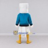 Custom White and Teal Eagle Character in a Sweatshirt Mascot Costume Adult Full Body Suit for Sports Events Custom White and Teal Eagle Character in a Sweatshirt Mascot Costume Adult Full Body Suit for Sports Events